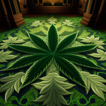 tspinnermoon_Green_Carpet_woven_with_Kush_Sativa_leave_threads__222cc4c3-1801-4265-86ca-685cf1...png