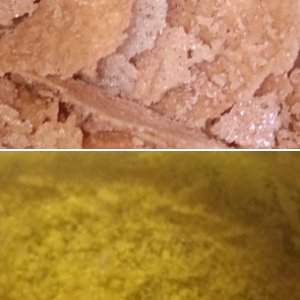 Cristales de dmt en hojuelas