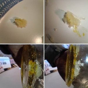 Recrystallized with starting fluid