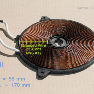 IH Cooktop Coil of Salton iD-1081 [480x360]