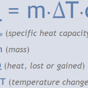 Specific Heat formula [300x200]