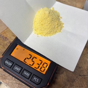 First Pull from approx 250g MHRB