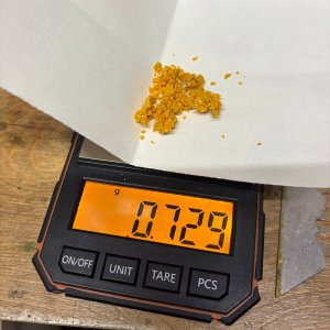 Weight of good now evapourated