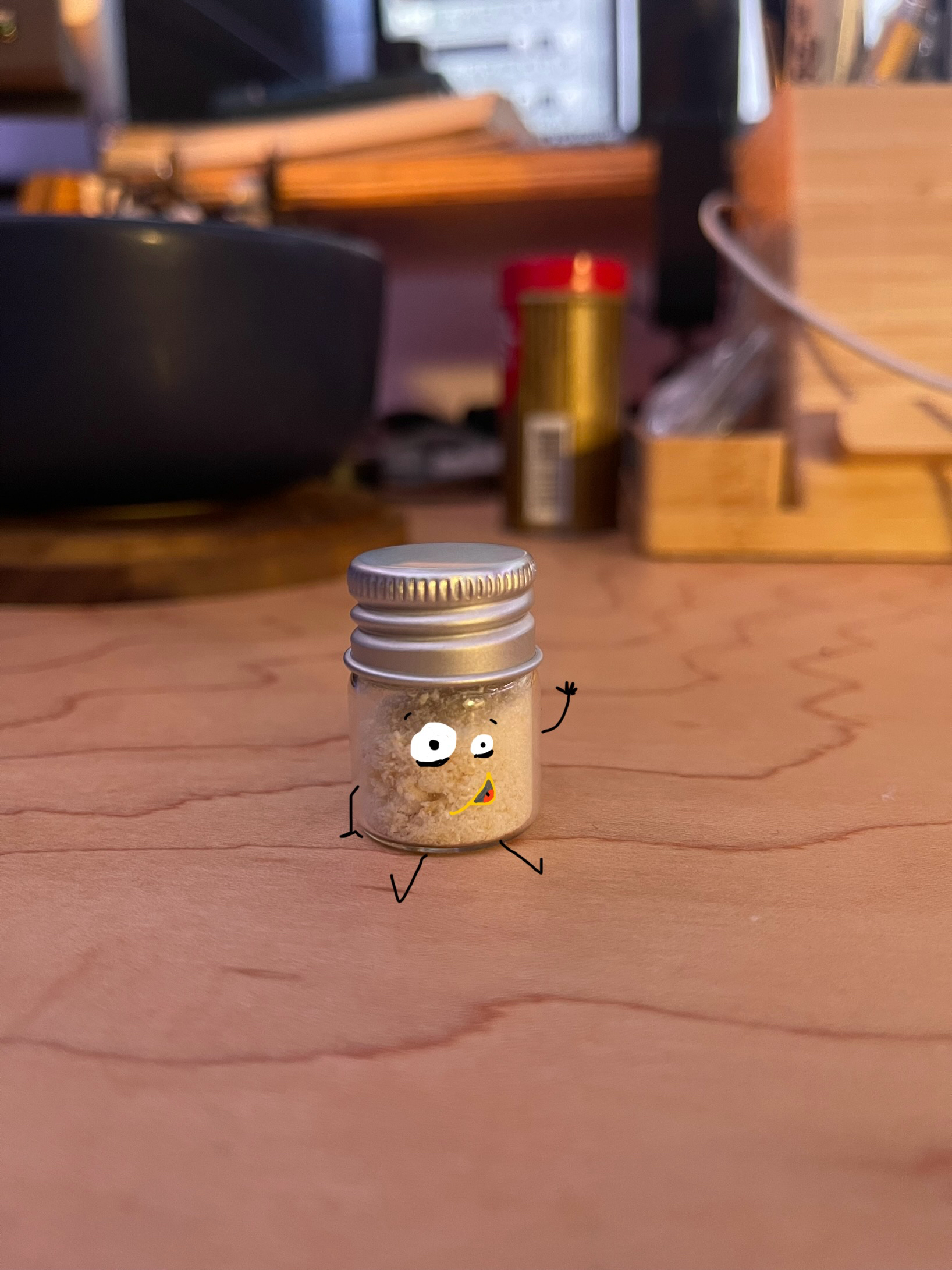 finally he found us!