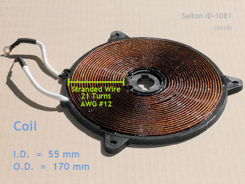 IH Cooktop Coil of Salton iD-1081 [480x360]