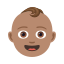 Baby: medium skin tone :baby_tone3: 👶🏽