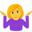 Woman shrugging :woman_shrugging: 🤷♀️